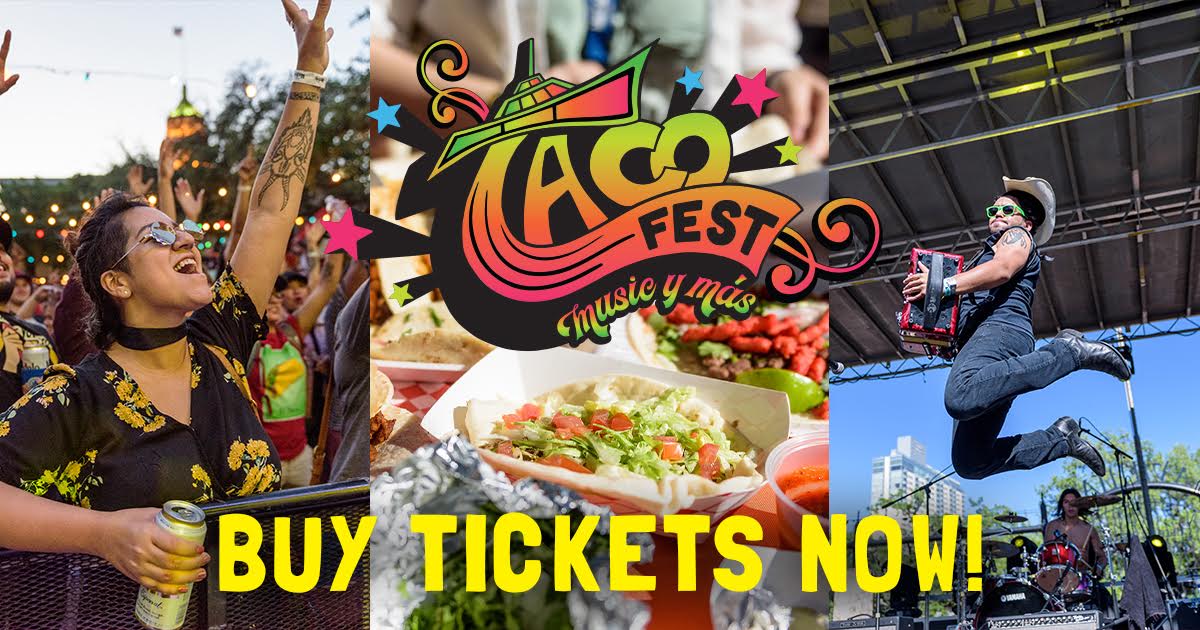 Taco Fest Music y Más 2022 Tickets Travis Park San Antonio, TX